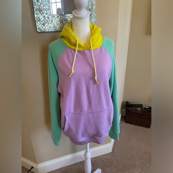 Spark Paws Multi-Color Colorful Women’s Sweatshirt Size Medium - Picture 3 of 10